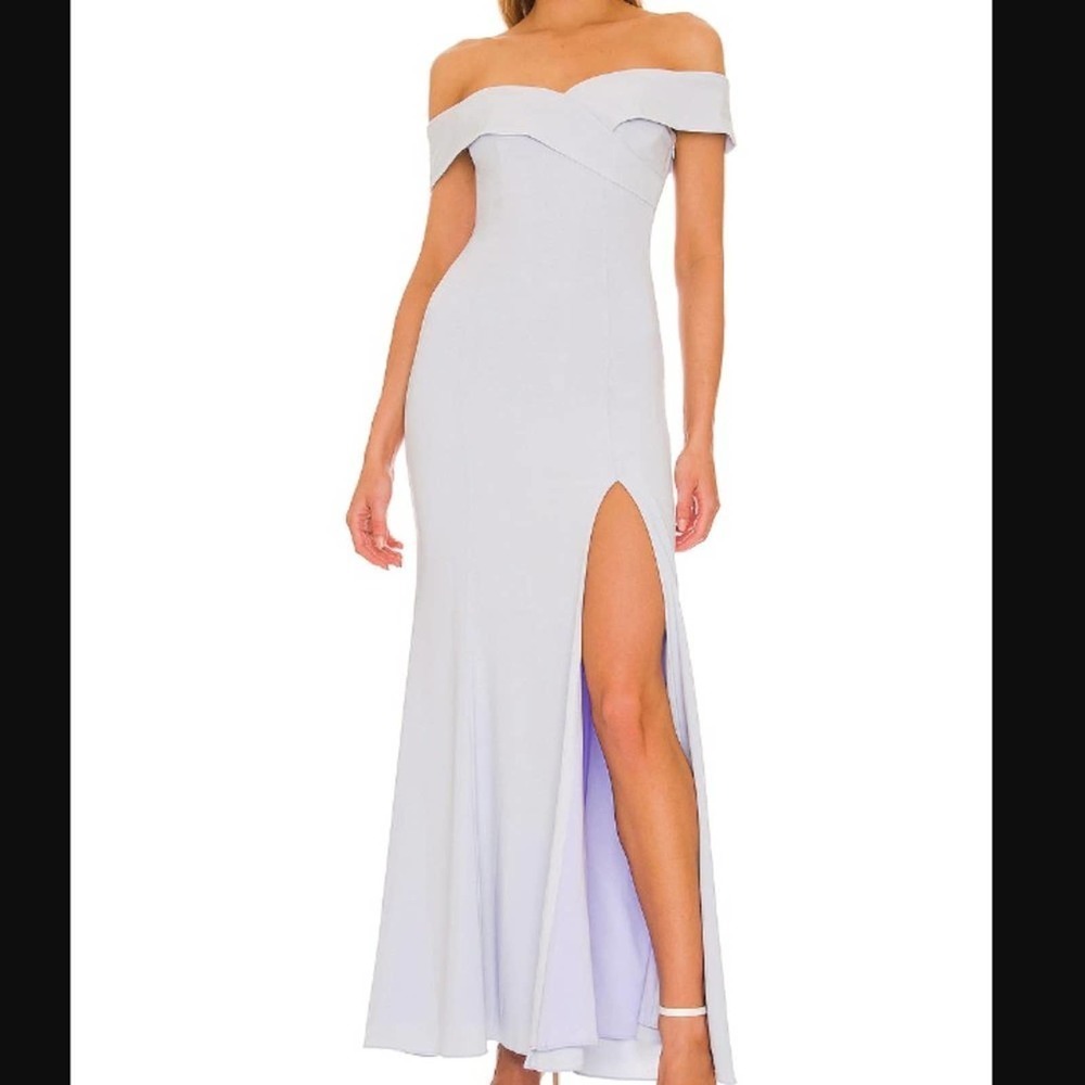 Lovers and Friends The Hailey Gown in Baby Blue Medium